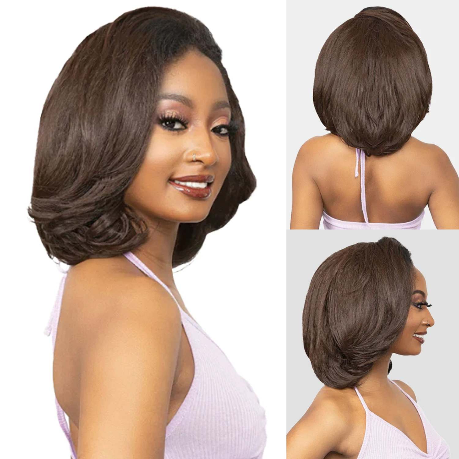 Wig Rambut Manusia Janet Collection Prime Unimix Sintetis Remy Illusion Agra