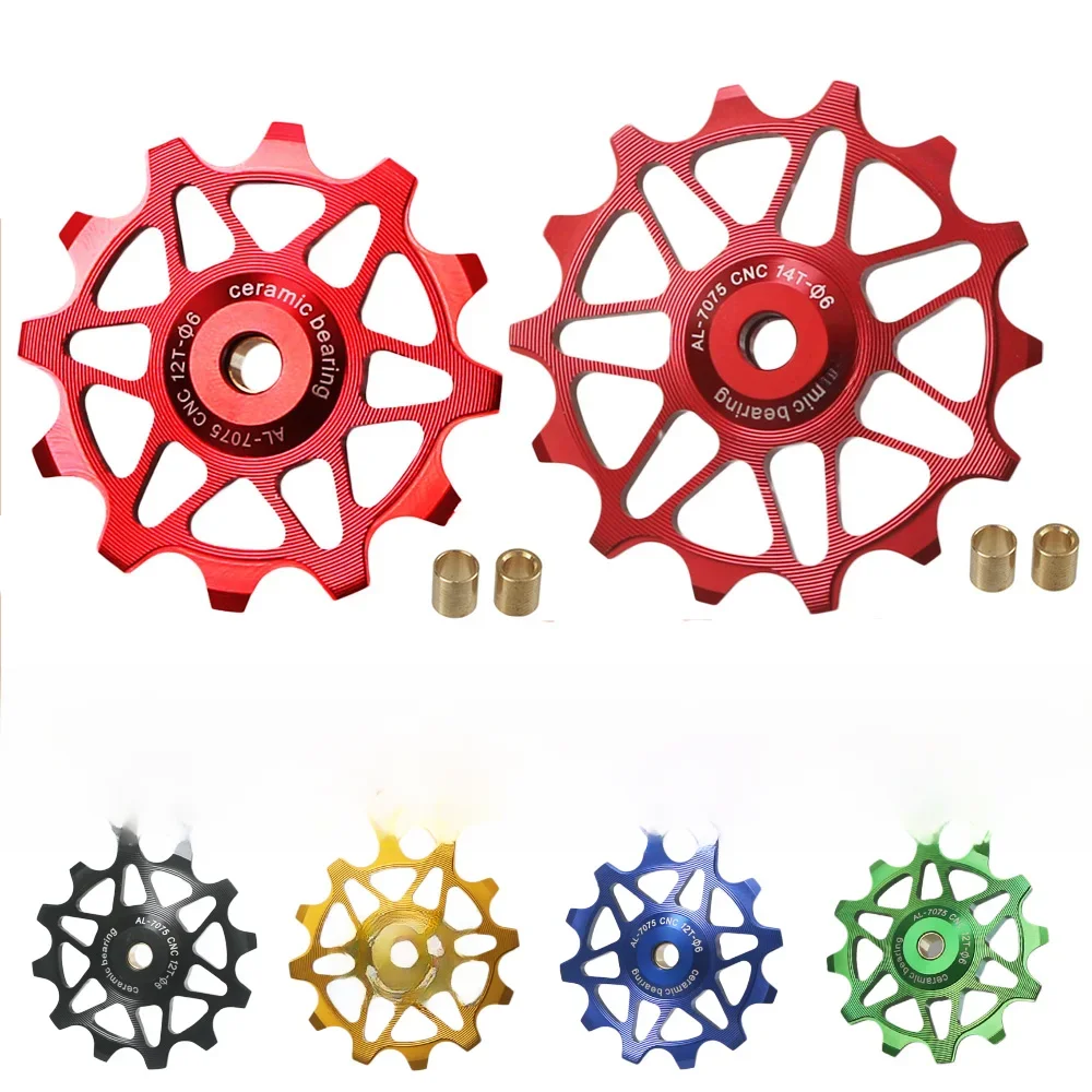 AliExpress GANOPPER 12T 14T 16T 18T Bicycle Jockey Wheel Rear Derailleur Ceramic Pulley Road Bike Guide Roller For Shimano Sram GX XX1 X01 Eagle NX