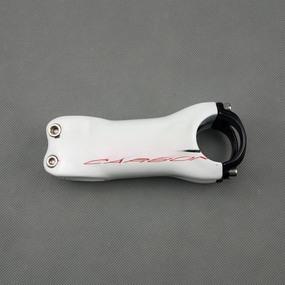 Części rowerowe Wspornik rowerowy Rower szosowy Biały Wspornik karbonowy wysokość 41m 28.6mmx70/80/90/100/110/120mm — zdjęcie 2