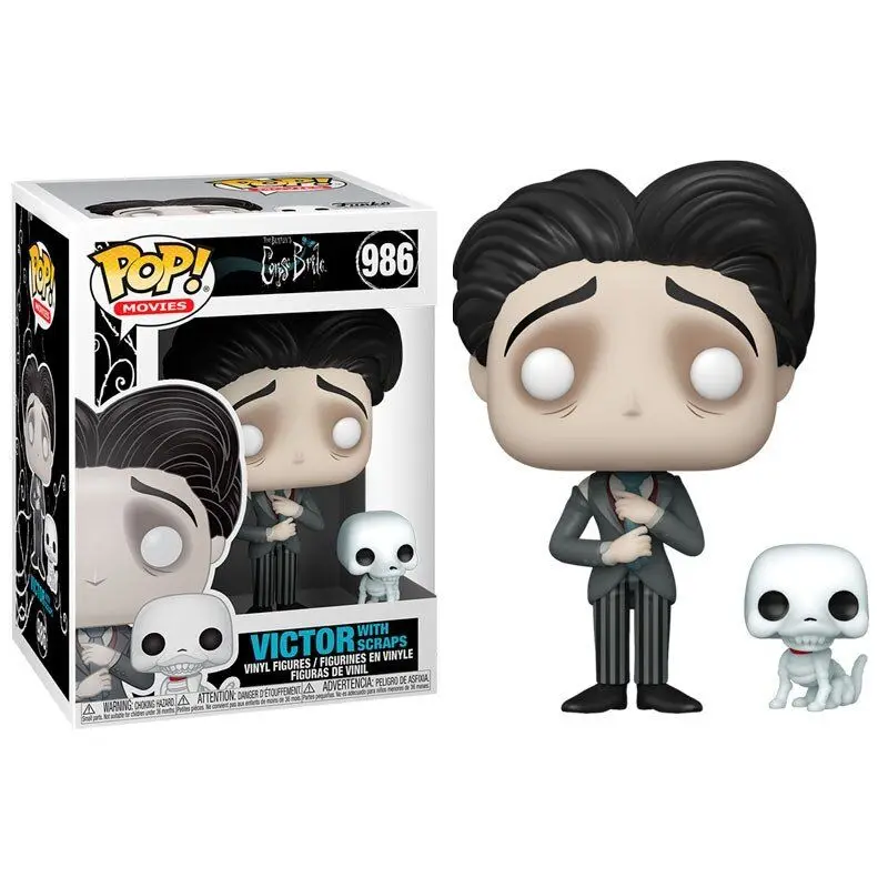 FUNKO POP! Bride Cadaver - Victor with Scraps, original 49045 reference, toys for boys, girls, gifts, collector, figures, dolls, shop, with box, new, man, woman, official license