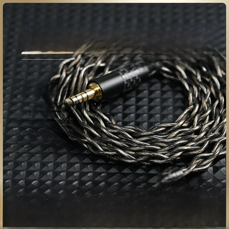 Kabel do słuchawek HiFi IvipQ-64 God of War, ulepszony, 7N srebro impregnowane olejem, grafen, 3.5mm/4.4mm 2Pin 0.78/MMCX, kabel IEM — zdjęcie produktu 7