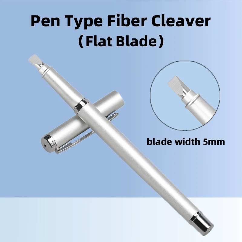 

Fiber Cutting Pen Fiber Cleaver, Pen Type with Shard Blade, 5mm Depth, Flat Ruby Blade, Durable FTTH Tool, New Arrival