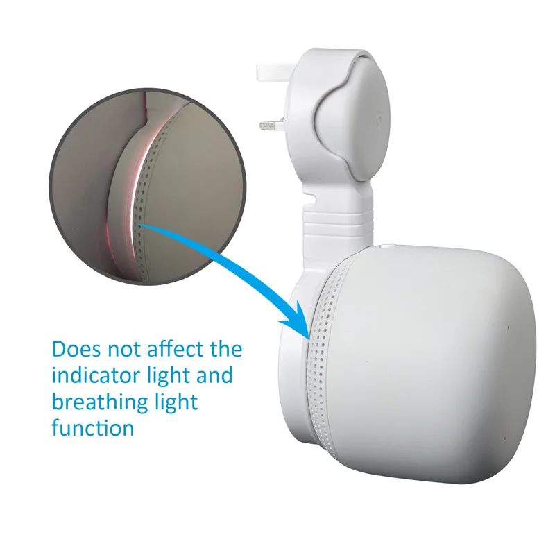 Wall mount for Google Nest Point speakers - drill-free storage and organization.