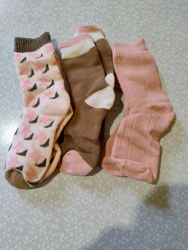 6Pcs (3 Pairs Mixed Colors) Thick Socks, One Size Fits All, Women's Autumn and Winter Style, Trendy Mid-Calf Socks, Winter High-Calf Fleece-Lined Thick Warm Solid Color Terry Long Socks photo review