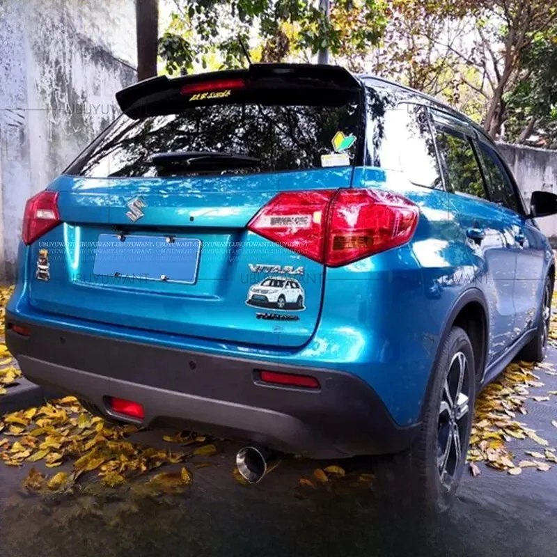 Dla Suzuki New Vitara 2015 2016 2017 2018 2019 Spoiler Wysokiej jakości plastikowy tylny spojler bagażnika Skrzydło dachowe — zdjęcie 2