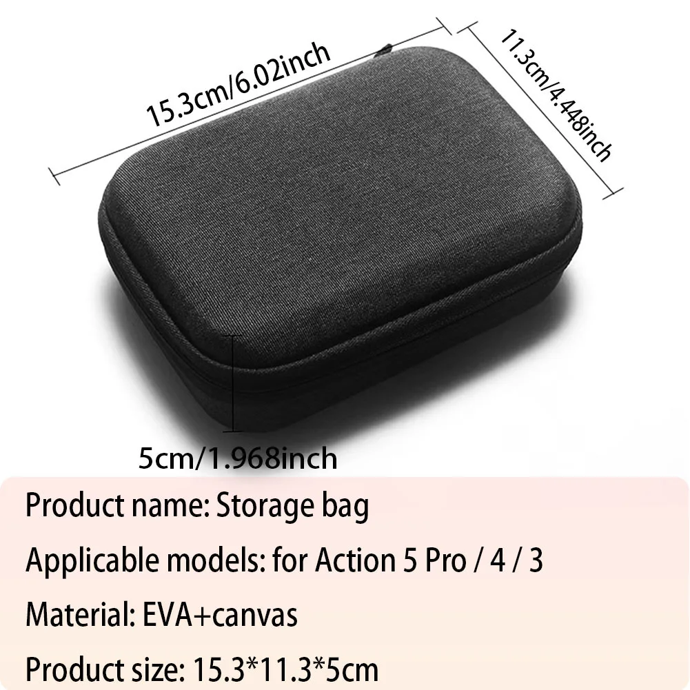For DJI Osmo Action 5 Pro Silicone Sleeve Protective Case & Screen Protectors & Len Cap for DJI Action 3 4 5 Pro Accessories