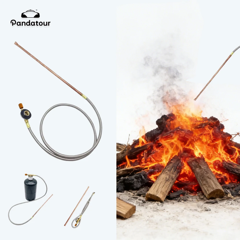 

Pandatour ручной древесный воспламенитель-распылитель для уличного барбекю, кемпинга, дровяной печи, стартера, портативный пожарный пистолет