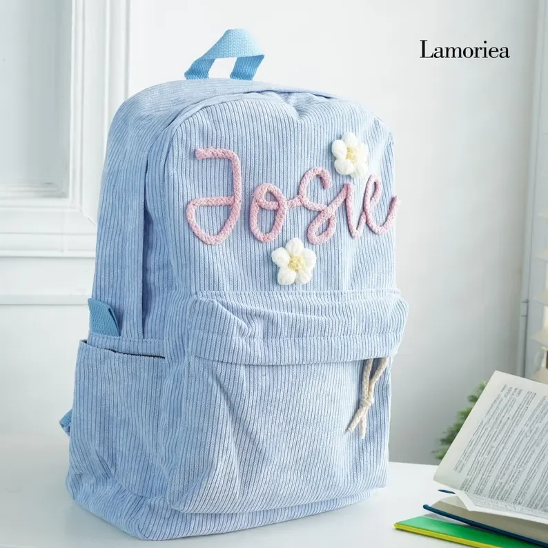 Personalized Toddler Backpack, School Backpack, Back to school gift, Flower Girl Gift Gift for Kids Preschool Kindergarten Gift