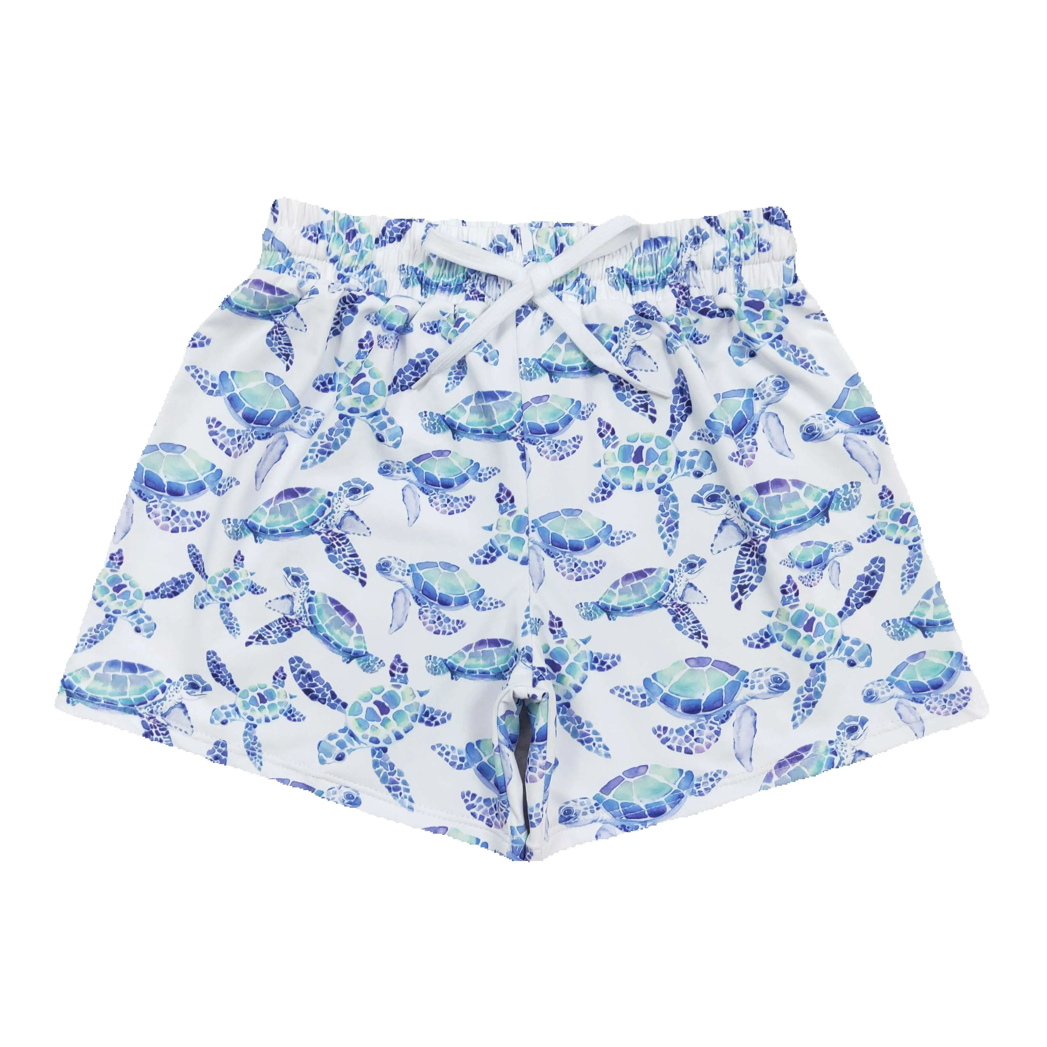 

3.07 S0431 New Arrival Toddler Clothes Turtle Print Kids Boys Summer Swim Shorts Trunks