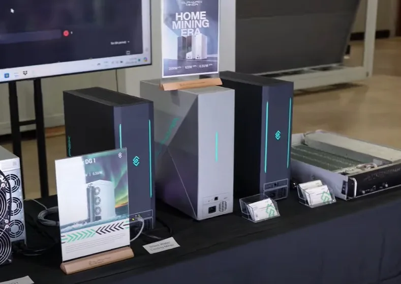 FAST SHIP ElphaPex DG Home 1 Silent Scrypt Miner - 2100Mh/s Power for Dogecoin, Efficient