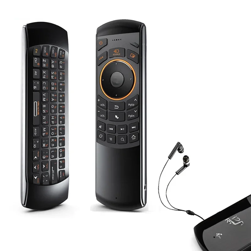 Rii i25A 2.4G Mini bezprzewodowa klawiatura powietrza pilot zdalnego mysz latać pilot zdalnego sterowania z odbiornikiem USB idealny do TV Box z androidem — zdjęcie 2