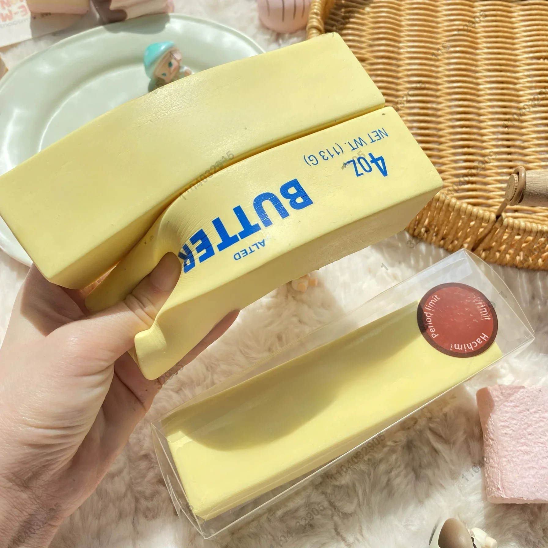 Bâton de beurre jouet Squishy jouet à presser à montée lente barre de beurre brique Squishy Fidget jouet Anti-Stress libération main Relax cadeau jouet