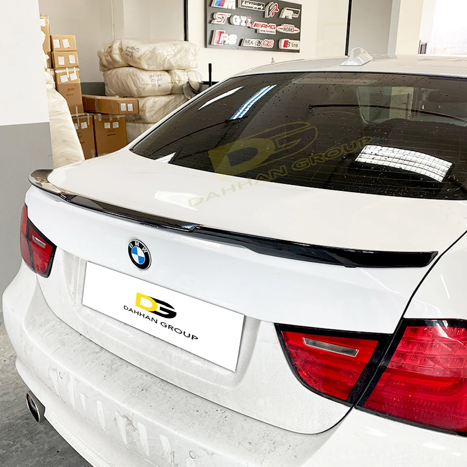 B.M.W 3 Seri E90 dan E90 LCI 2004 - 2011 Sayap Spoiler Bagasi Belakang Gaya M4 Permukaan Mentah atau Dicat Plastik ABS Kualitas Tinggi