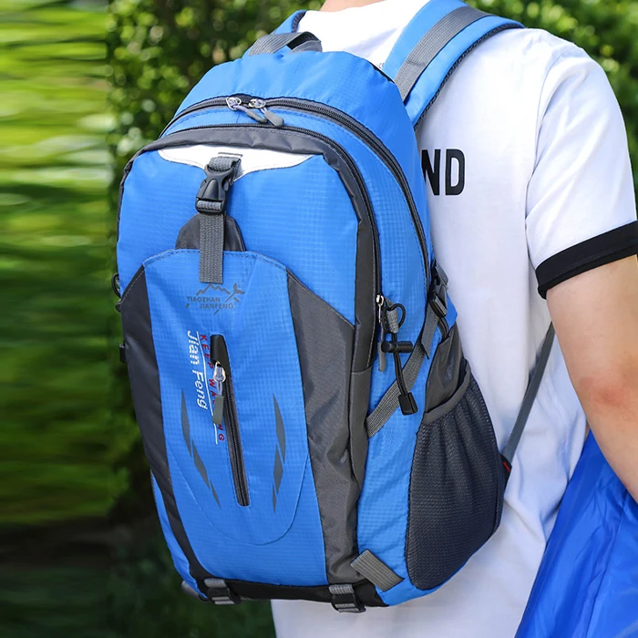 حقيبة ظهر للمشي لمسافات طويلة سعة 40 لترًا، حقيبة ظهر خفيفة الوزن للرجال والنساء، حقيبة ظهر رياضية للتخييم في الهواء الطلق، حقيبة سفر مريحة