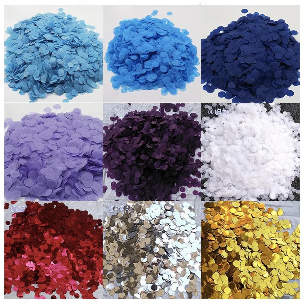 Confettis ronds en papier de soie, 10 g/sac, ballons de remplissage à points roses, décoration de fête prénatale anniversaire, accessoires de bricolage de mariage SFX