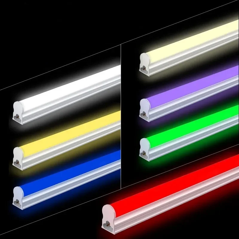 Tube LED T5 T8 lumière intégrée LED Tube Fluorescent applique 30CM 60CM ampoule Lampara Ampoule blanc chaud froid 110V 220V