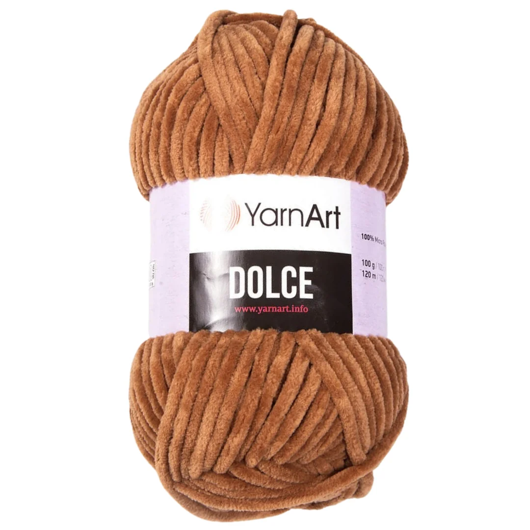 

Yarnart Dolce 100g Soft Warm Velvet Yarn for Hand Knitting Crochet DIY Baby Knitwear Scarf Blanket Shawl Sweater Cardigan Beanie