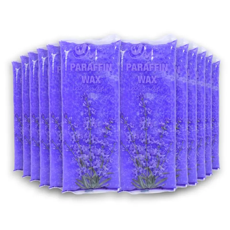 Lavendelduftendes Paraffinwachs, 12 Stück, 1 Pfund, für Hand- und Fuß-Spa-Behandlung, tiefe feuchtigkeitsspendende Wachstherapie, glättet trockene, rissige Haut