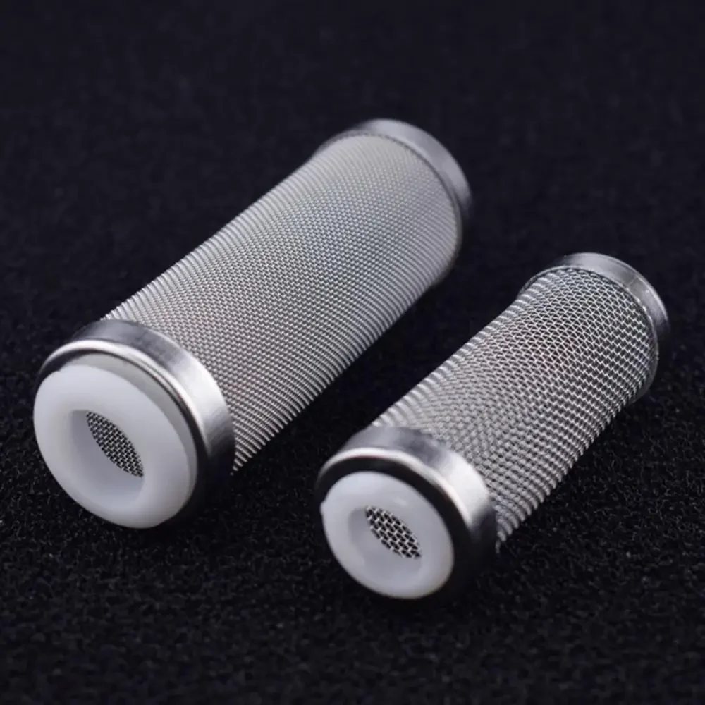 Aquariumfilter 12/16 mm Edelstahl Aquarium Einlass schützen Garnelen Mesh Net