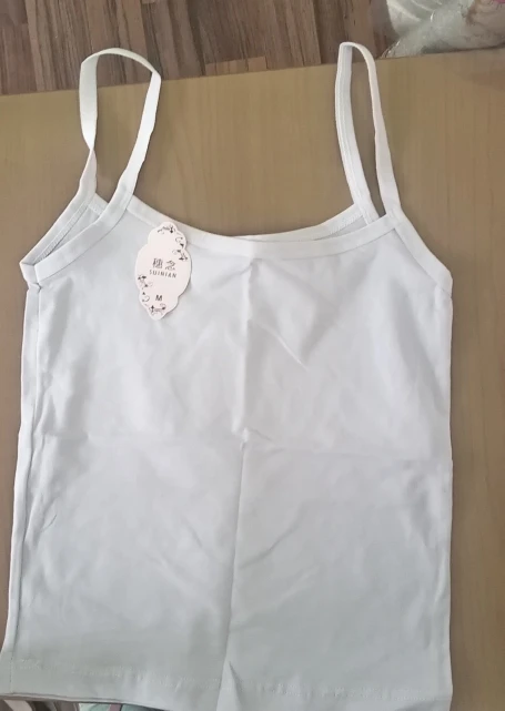 Developing Girls Training Underwear Vest Children Pure Cotton Non Steel Ring Underwear Girls Thin Breathable Casual Tank Top photo review