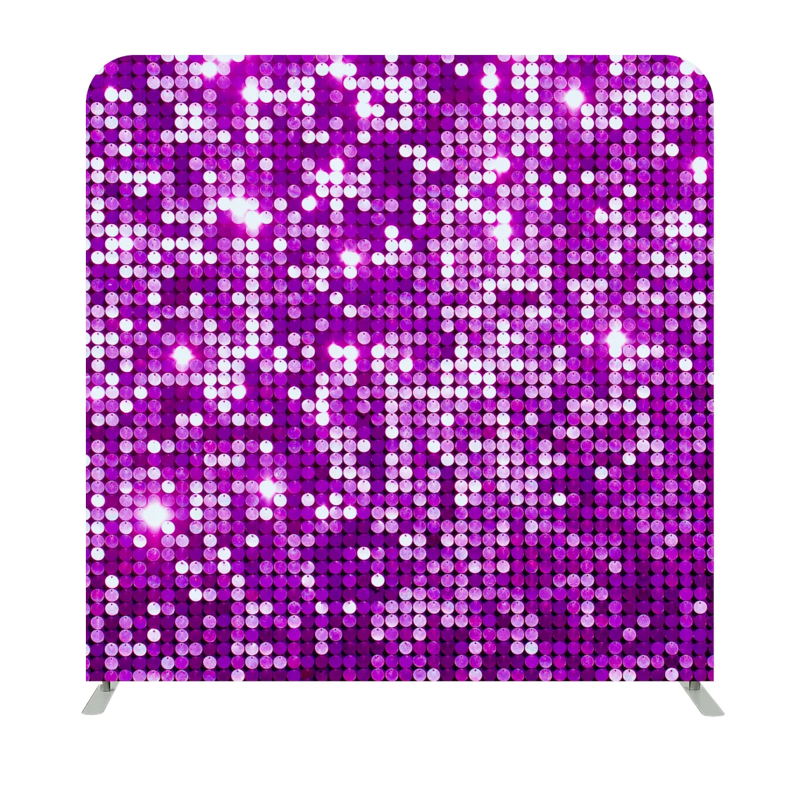 8x8ft 10x8ft 10x10ft Birthday Wedding Baby Shower Party Sequin Shimmer Straight Pillow Case Photo Booth Backdrop Stand Cover