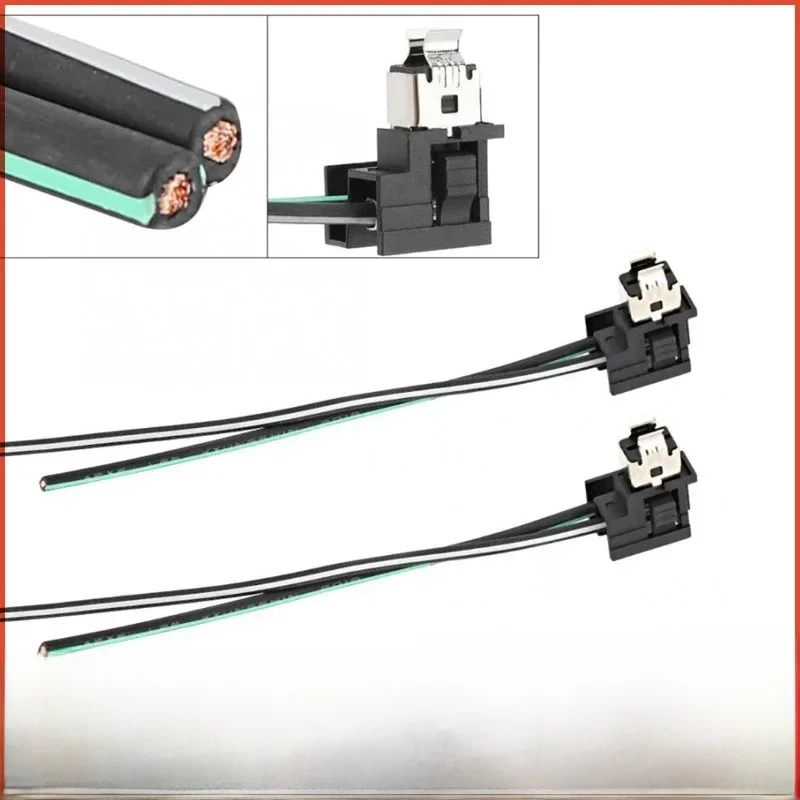 2 pièces de lampe halogène de voiture, prise de phare, connecteur de faisceau, câble adaptateur pour ampoule H1 H3, accessoire de ligne de remplacement Automobile