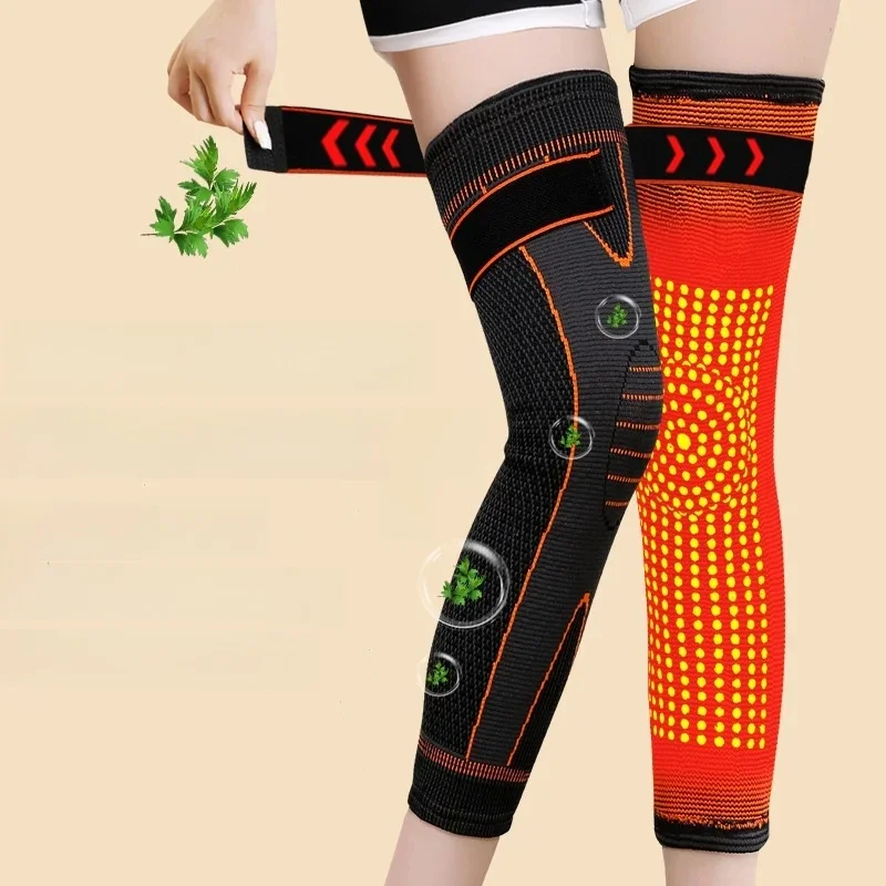 AliExpress NONE Winter Warm Knee Pads Wormwood Heated Knee Insulation Leg Cover For Men & Women Outdoor Sports Cycling Fitness Warm Equipment