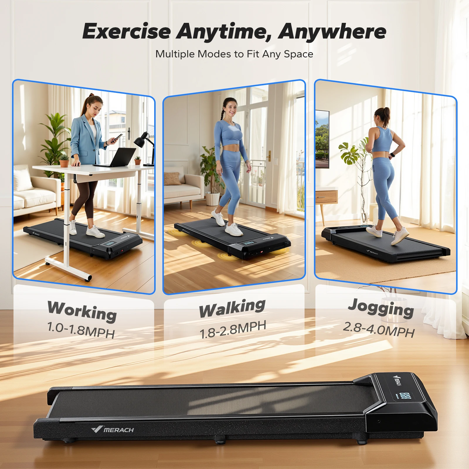 MERACH Mini Tapis Roulant da S - Desk Setup Ergonomic recensione e prezzo