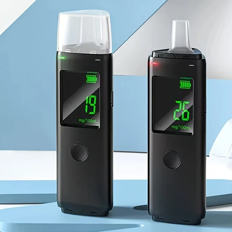 

High-Precision Breathalyzer - Portable Alcohol Tester with HD Display, USB Rechargeable, 200mAh Battery Life, Dual Testing Modes