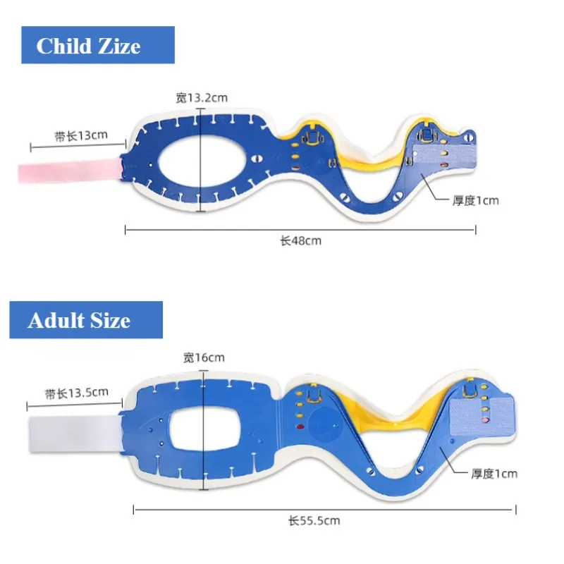 طوق الرقبة الطبية تصحيح وضعية عنق الرحم دعم الجر حماية قابل للتعديل ستريشر العلاج جرار الجبيرة هدفين #6