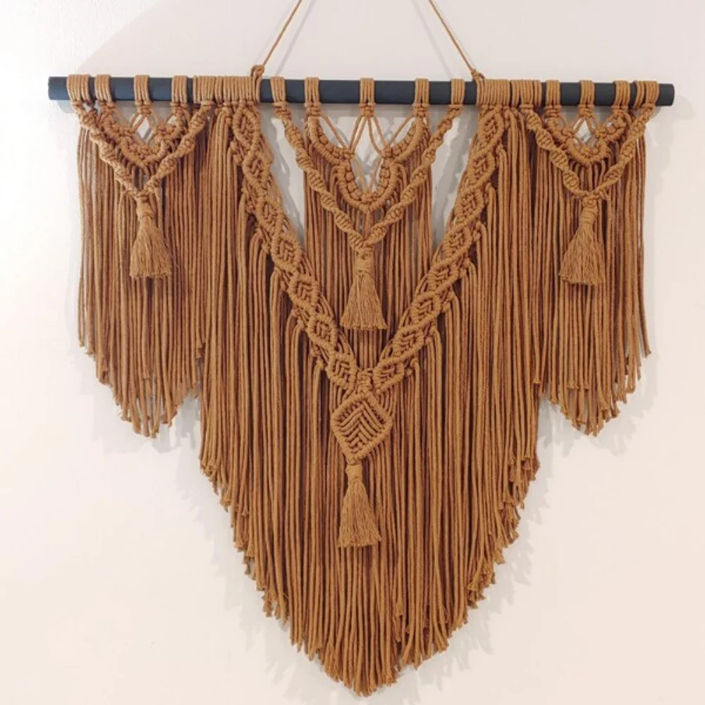 

Easy Crafting Cords 3mm 200 Meters Cotton Rope DIY Boho Macrame Wall Hanging Decorations Craft Making Material With PDF Tutorial