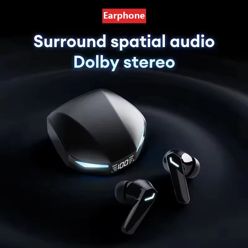 Fones de Ouvido Sem Fio Lenovo XT53 Bluetooth 5.3 para Jogos com Baixa Latência, Modo Duplo, Música, Esportivos, Intra-auriculares com Microfone, Novos Presentes