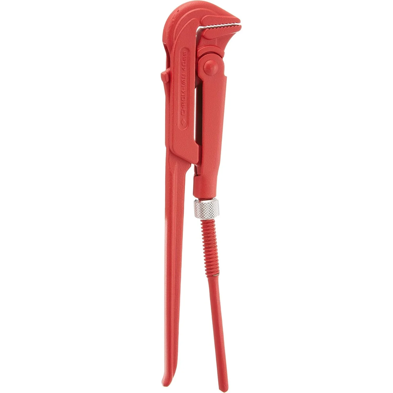 Izeltas Swedish Pipe Wrench with Tongs 1 Inch x 90° Angled Jaw – Built for High-Quality Performance and Lifetime Durability