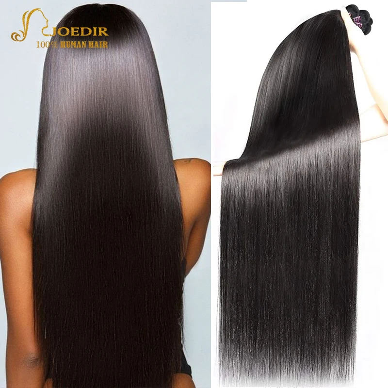 Joedir High 12A Remy Peruvian Straight Hair Weave 1/3 Bundles Human Hair Bundles Deal 300g Hair Extensions Human Hair Weaves