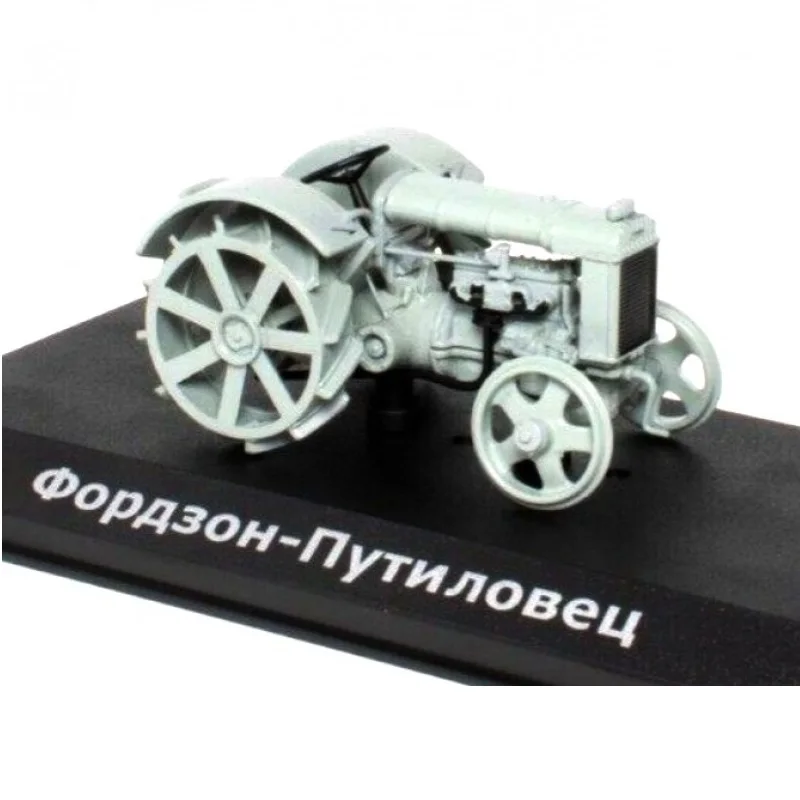Tracteur agricole Hachette, Fordson-Putilovets Rusia 1924, échelle 1:43, miniature en métal moulé sous pression, collection de tracteurs : histoire, personnes, machines, sans fascicule, fabriqué par Ixo, emballage sous blister, base d'identification