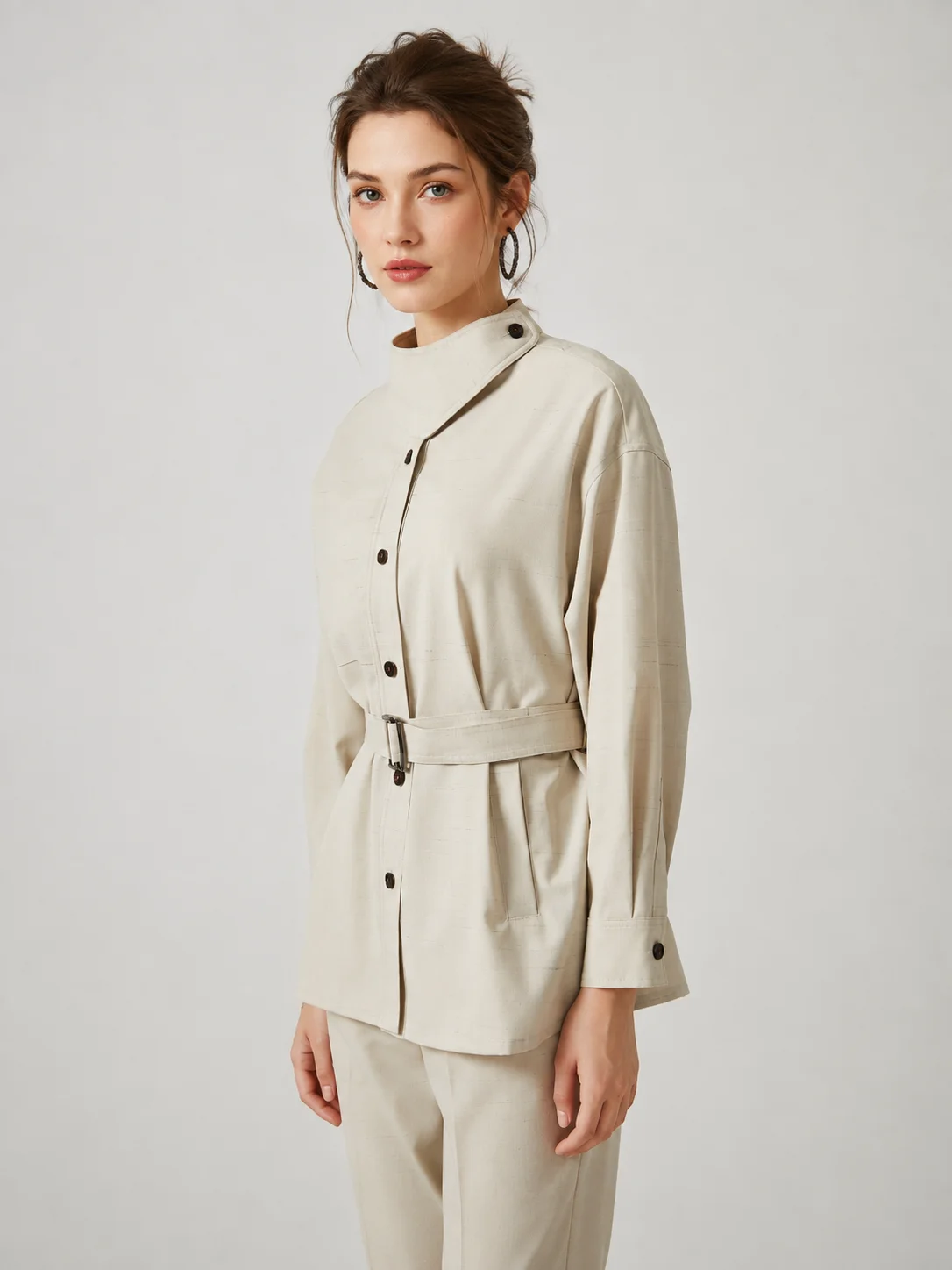 K2522X Luxury Womens Wool Line - огляд і ціна Tailored Coat Wool