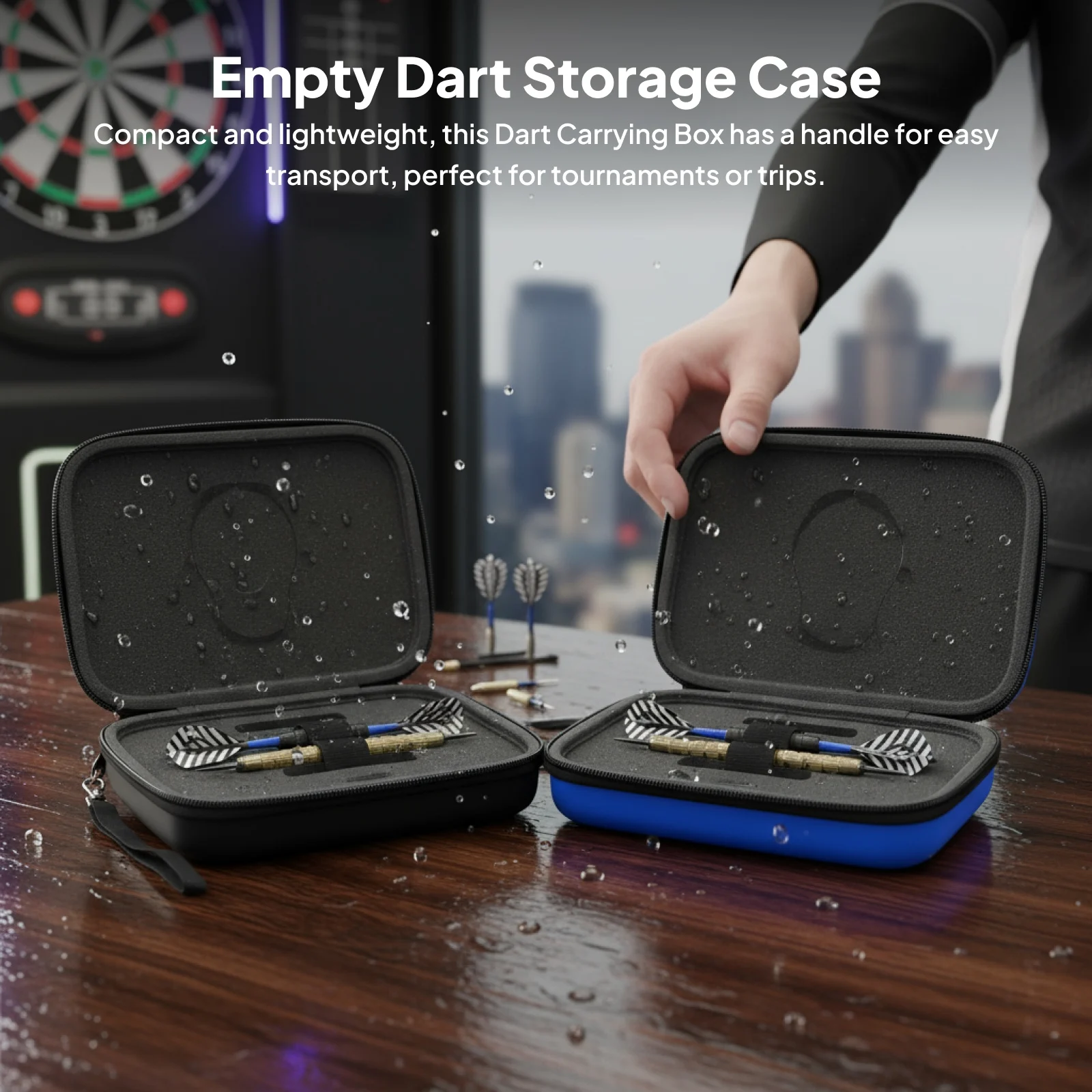 

Dart Storage Case Compact Practical Holder Lightweight EVA Dart Carrying Box Darts Organizer Box for Flights Dart Accessories