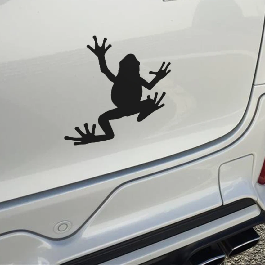 

Car Decoration Funny Frog Vinyl Stickers, Car Scratch Cover Bumper Stickers for Motorcycle Laptop Refrigerator