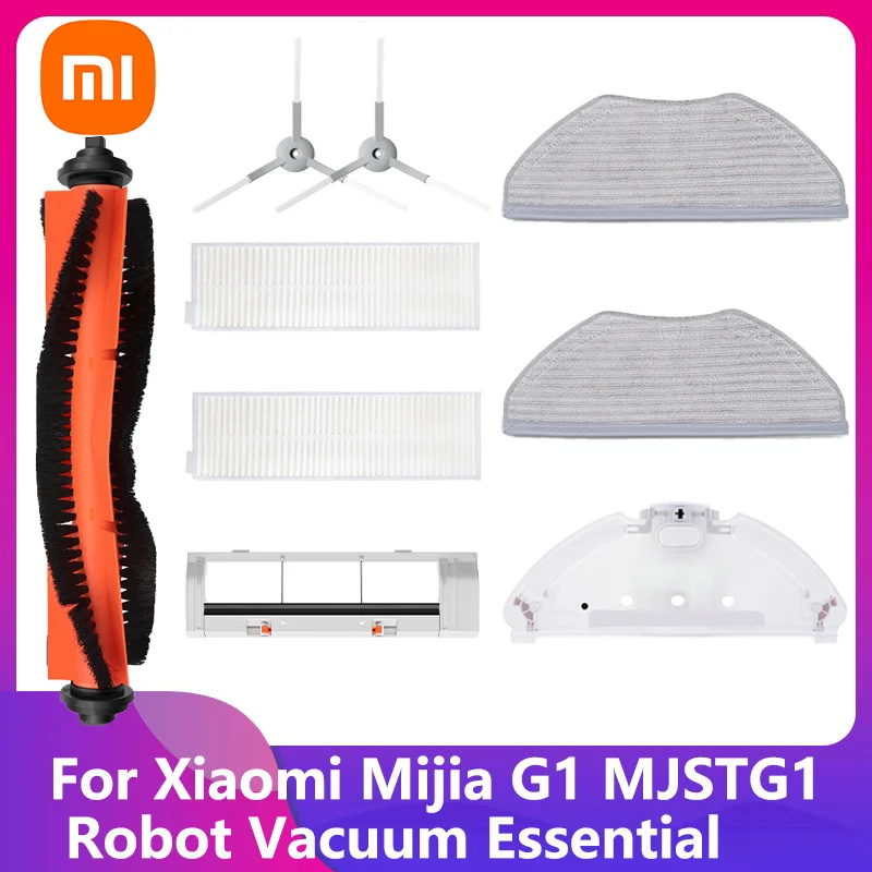 

For Xiaomi Mijia G1 MJSTG1 Robot Vacuum Essential Spare Main Side Brush Cover HEPA Filter Cloth Mop Holder Accessories Parts