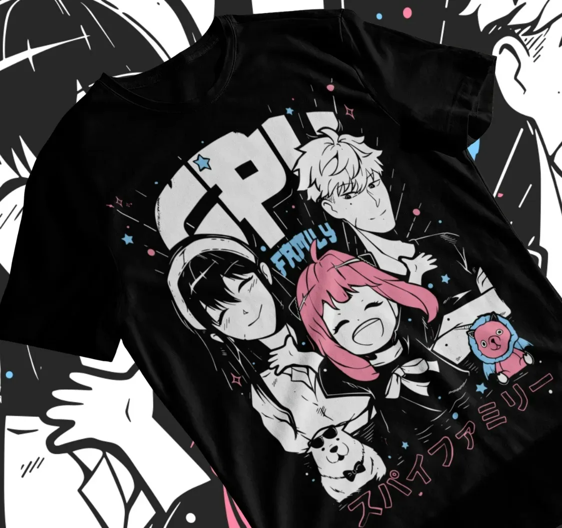Japanese Anime SPY x FAMILY Anime, Loid, Yor, Anya, Bond Summer Fashion For Man Women T- Shirts Tops Harajuku Y2K Style Tees