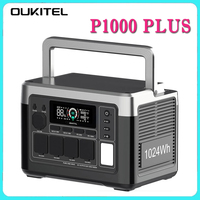 Oukitel P1000 Plus Portable Power Station 1800W 1024Wh Solar Generator with Lifepo4 Battery Fast Charging