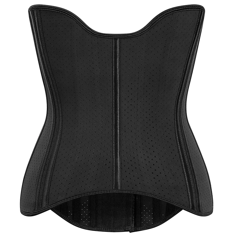 Hot Sale Latex 19 Steel bones  Women Waist Trainer With Three-button Waist Corset Shaper Wear