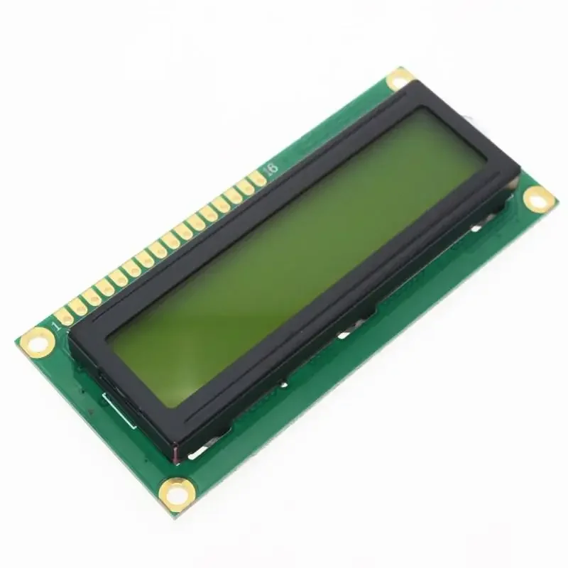 1 sztuk LCD1602 1602 moduł zielony ekran 16x2 znakowy moduł wyświetlacza LCD. 1602 5V zielony ekran i biały kod dla arduino — zdjęcie 2