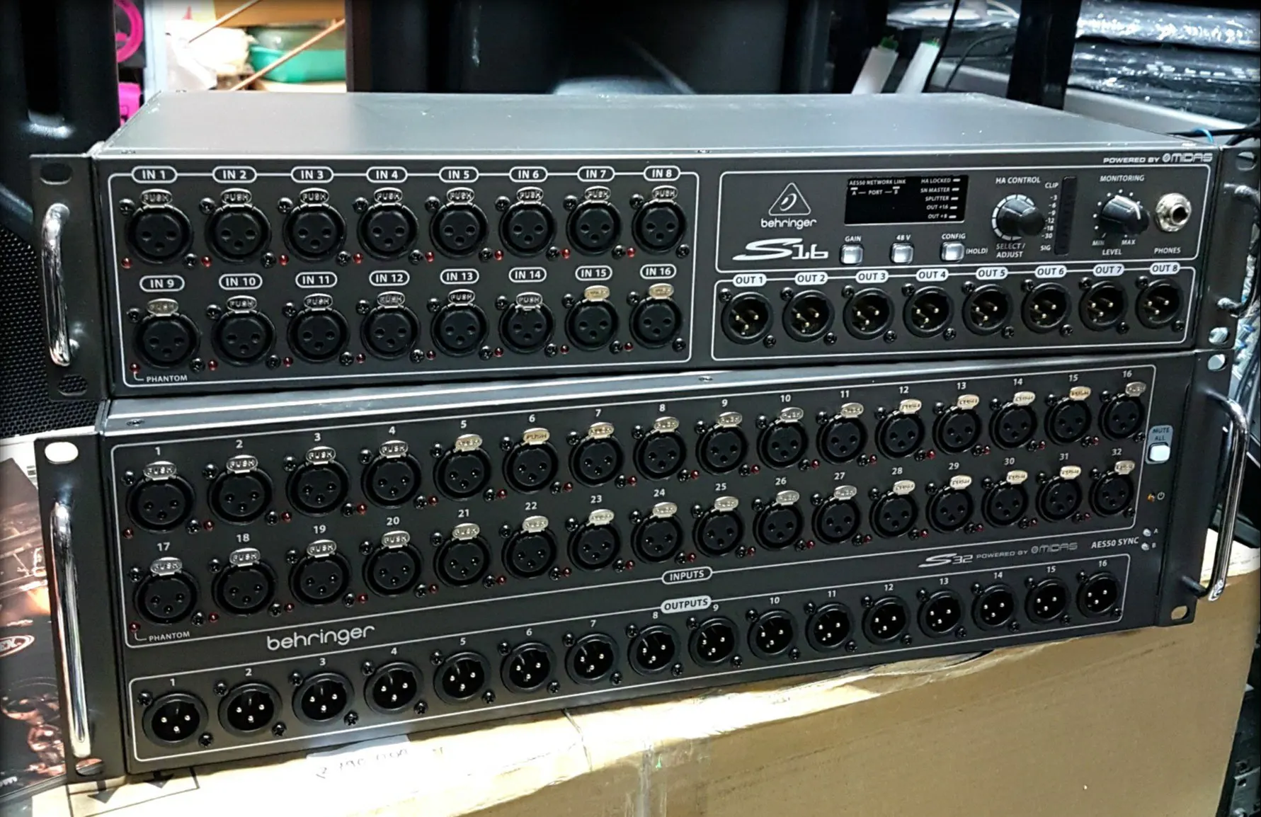 NUEVO EN STOCK Behringer S32 32 x 16 Caja de escenario digital/.,-