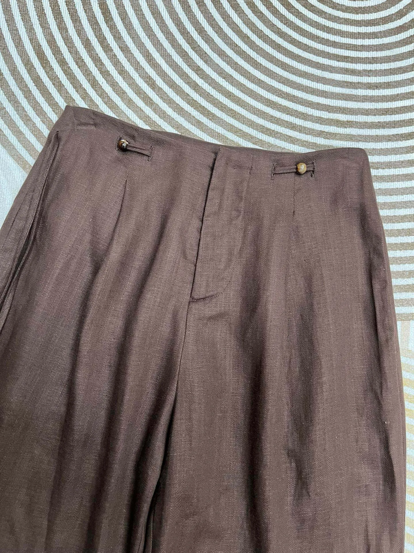 Summer casual women's loose linen lyocell summer pants