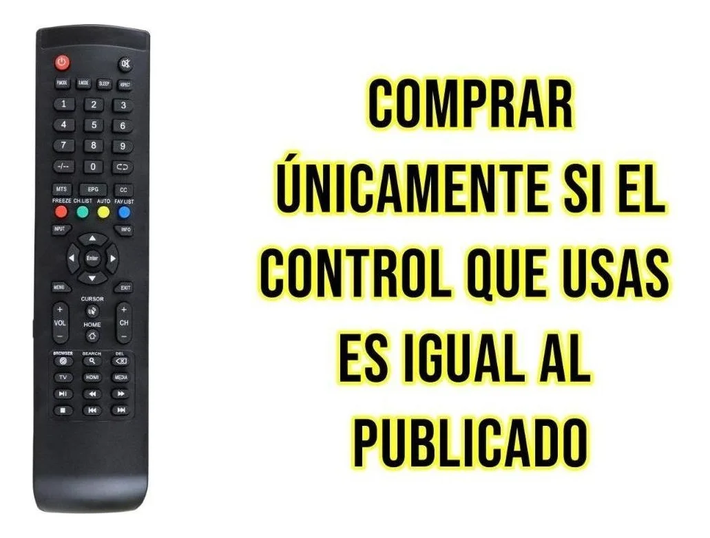 Control remoto para Polaroid Para Atvio Smart Cursor Ptv50174kiled Atv40