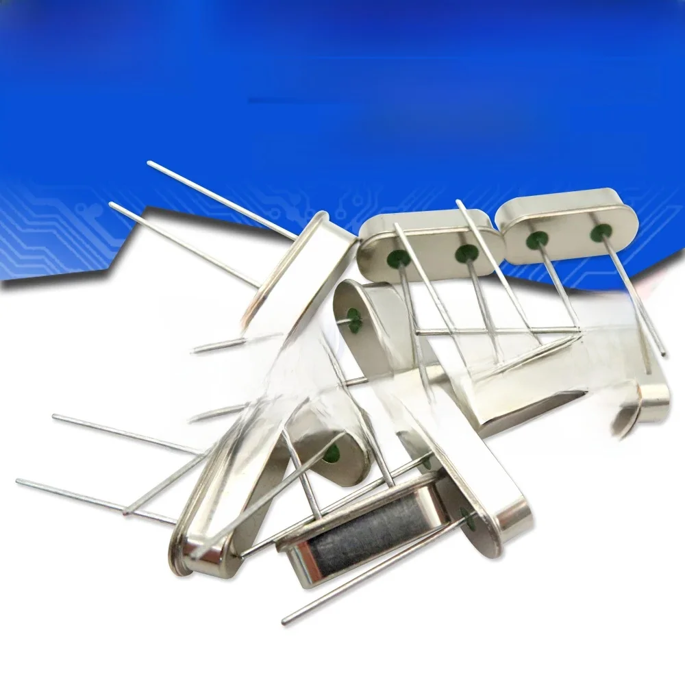 10 pièces 4Mhz 6Mhz 8Mhz 12Mhz 16Mhz 20Mhz 24Mhz 32.768K 32.768K résonateur à cristal de Quartz oscillateur passif HC49S 8.000MHZ