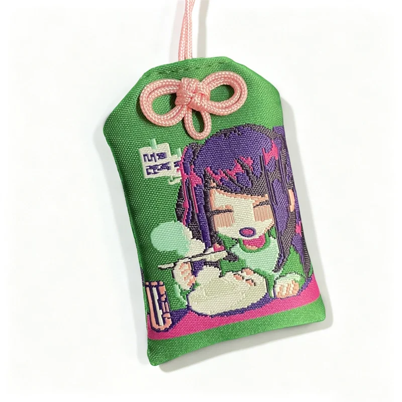 Game Cyberpunk Bartender Action VA-11 HALL-A Jill Cosplay Amulet Omamori Embroidered Sachet Charm Pendant Accessories Ornament