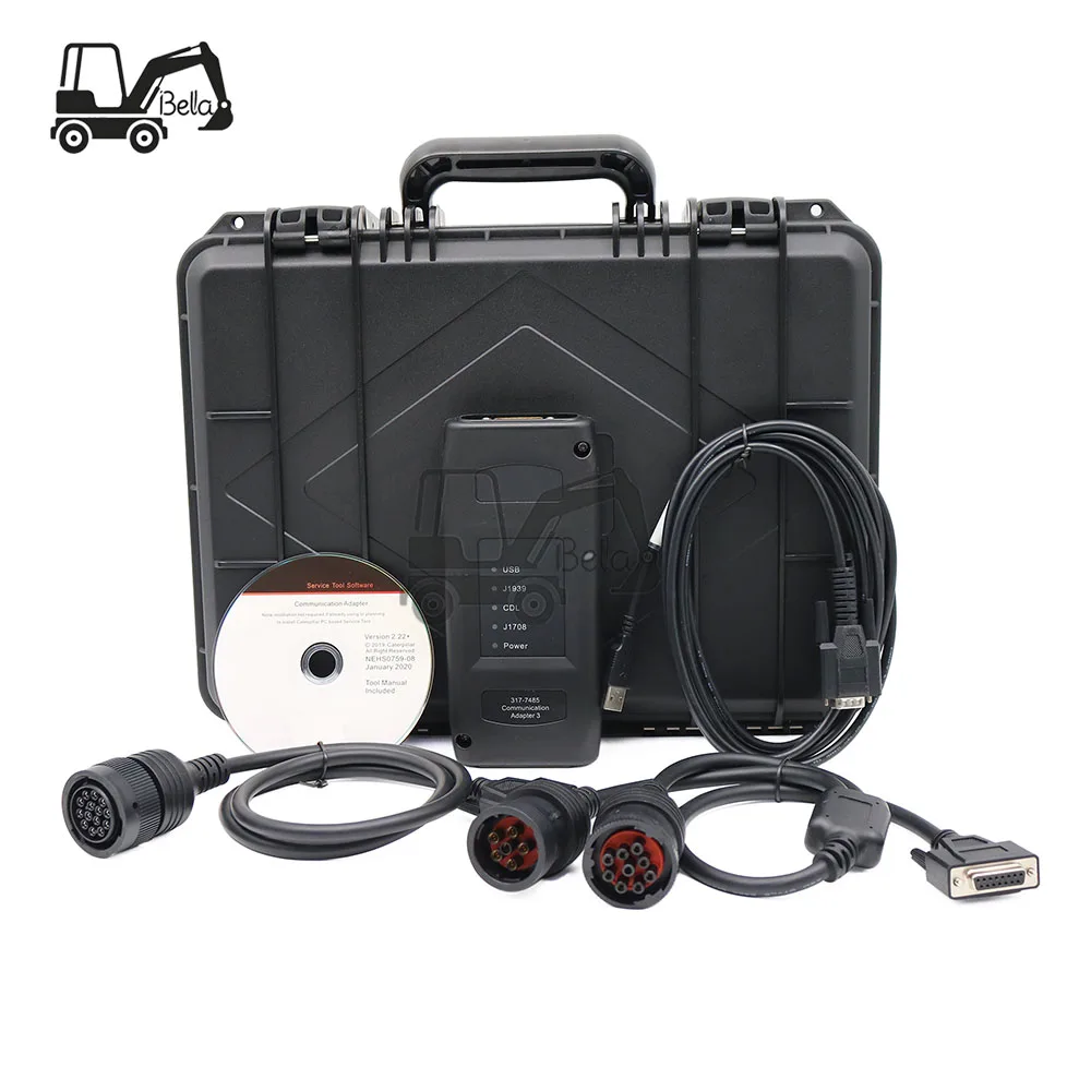 

Для CAT ET3 317-7485 детектор адаптер связи диагностические цифровые тестовые инструменты сканер для двигателя экскаватора грузовика Caterpillar