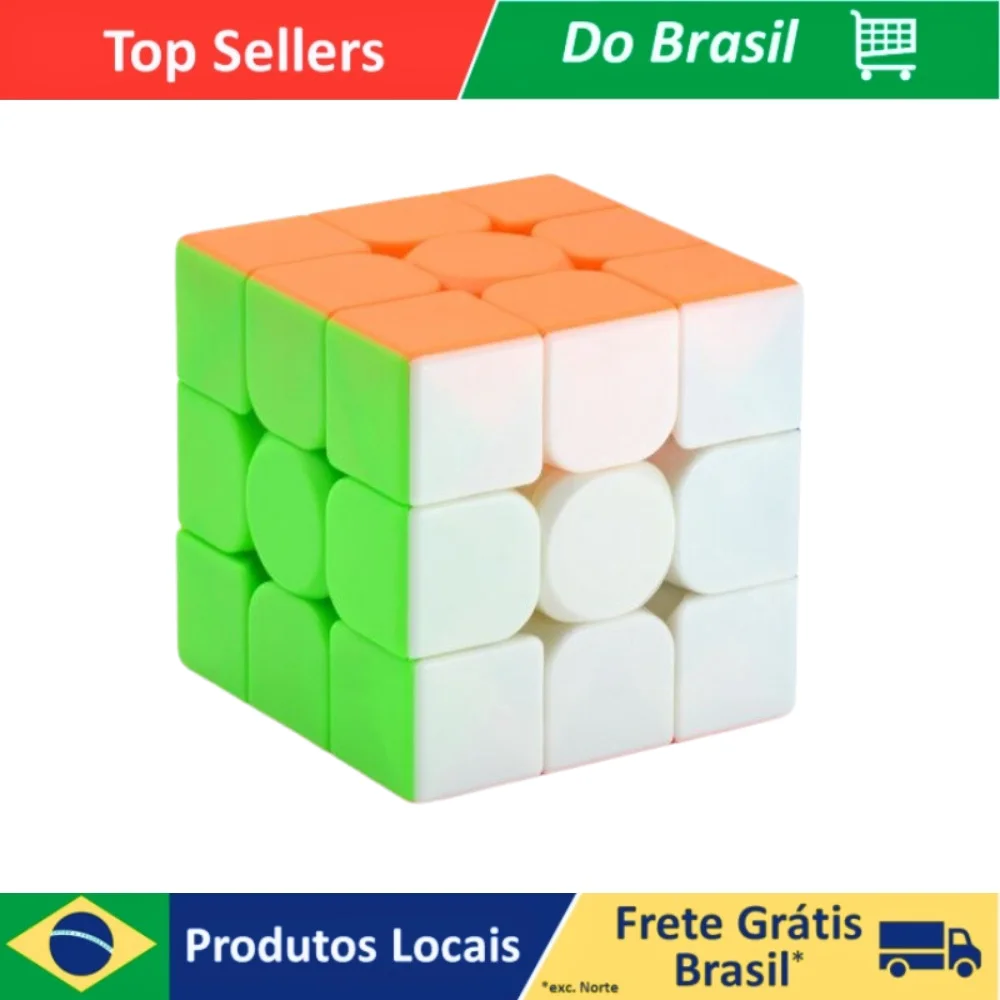 Cubo Mágico Profissional 3x3x3 Original Speed Gold Edition